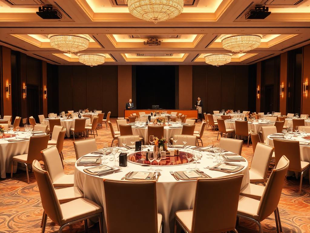 Ambiente decorado para Eventos Corporativos no Espaço Karinas